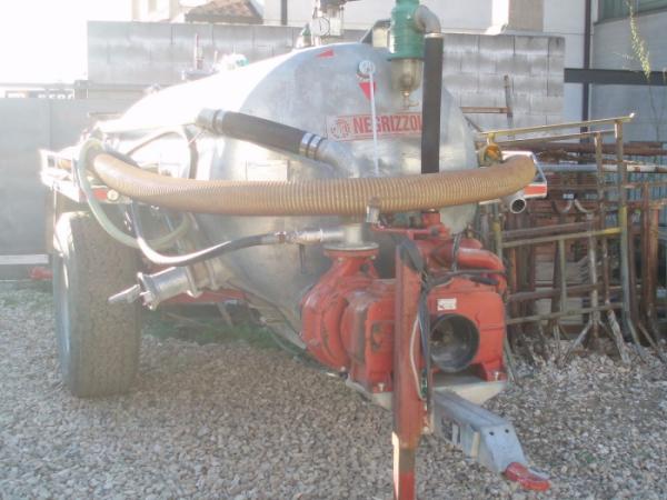 Botte acqua alta pressione su trattore