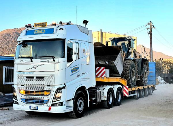 Trasporto macchine operatrici